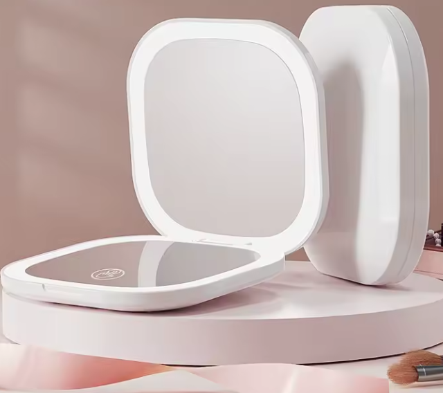 Mini LED Folding Makeup Mirror