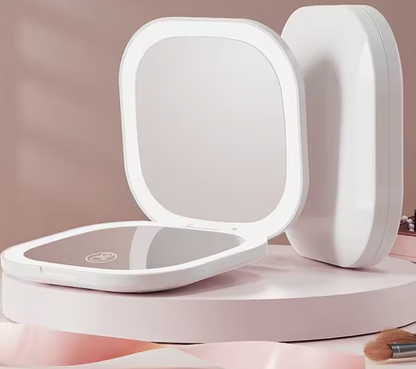 Mini LED Folding Makeup Mirror