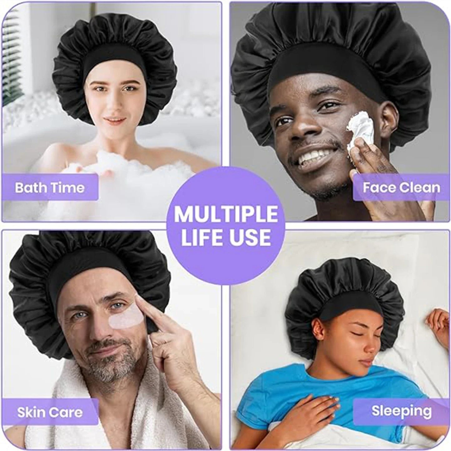 Satin Hair Bonnet – Beauty Sleep for Your Hair!