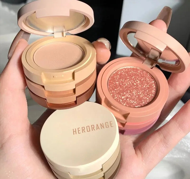 Warna Cute Nude Glitter Eyeshadow Palette