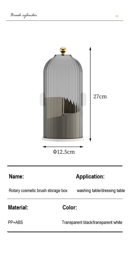 Rotating Makeup Brush Holder