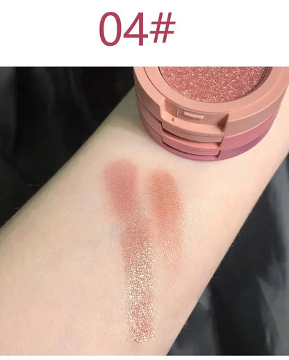 Warna Cute Nude Glitter Eyeshadow Palette