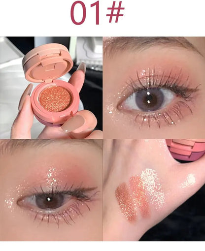 Warna Cute Nude Glitter Eyeshadow Palette
