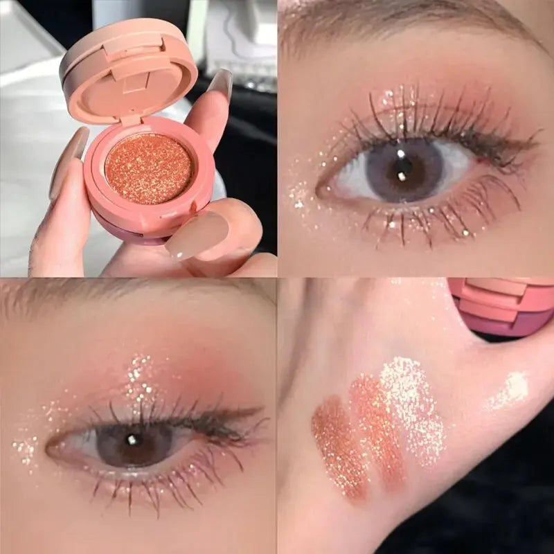 Warna Cute Nude Glitter Eyeshadow Palette