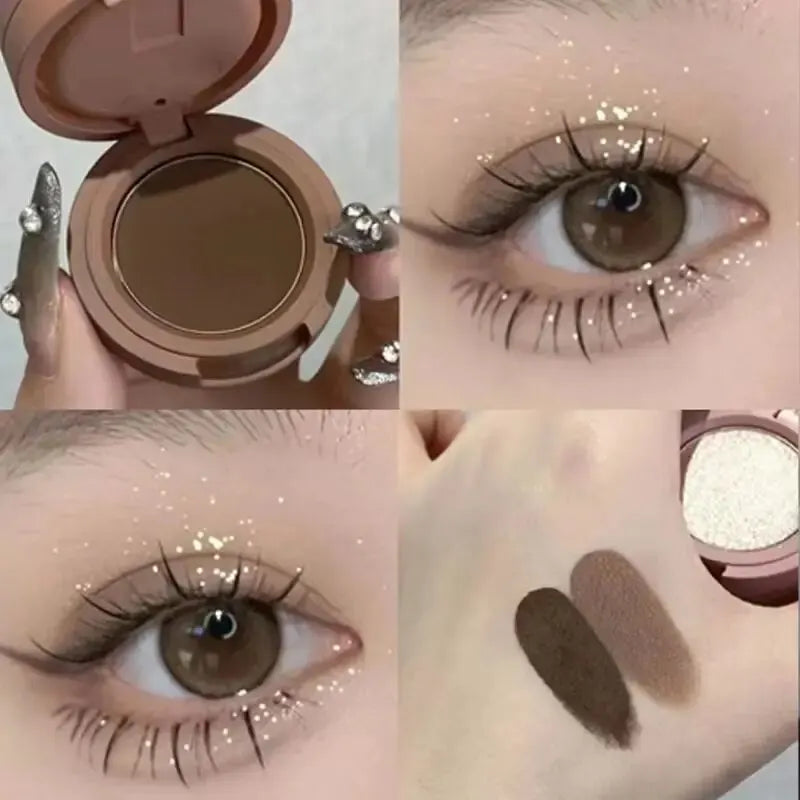 Warna Cute Nude Glitter Eyeshadow Palette